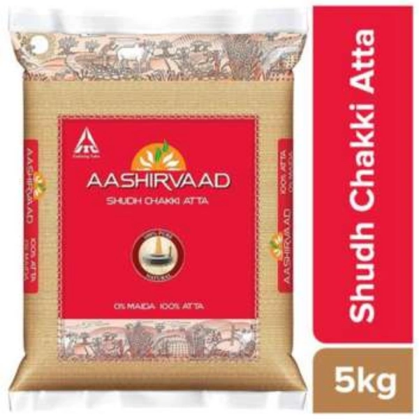 Aashirvaad Shudh Chakki Atta - 5 Kg