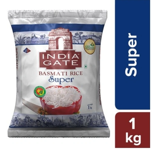 Indiagate Basamati Rice - Super - 5 Kg