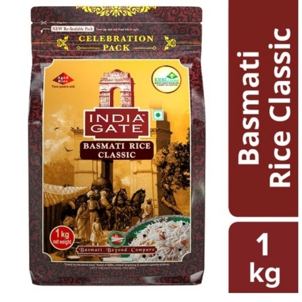 Indiagate Basamati Rice - Classic - 1 Kg