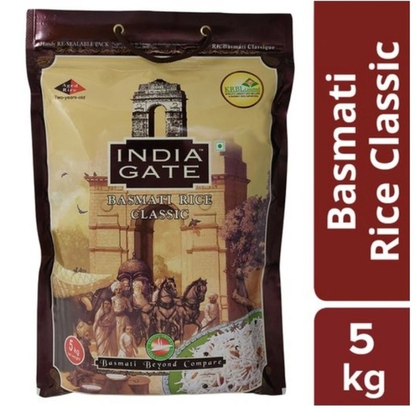 Indiagate Basamati Rice - Classic - 5 Kg