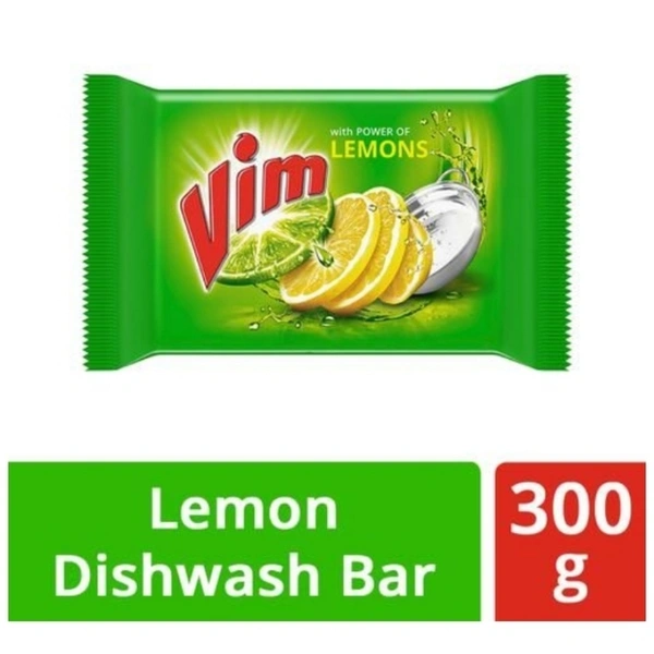 Vim Dishwash Bar Lemon - 300Gm