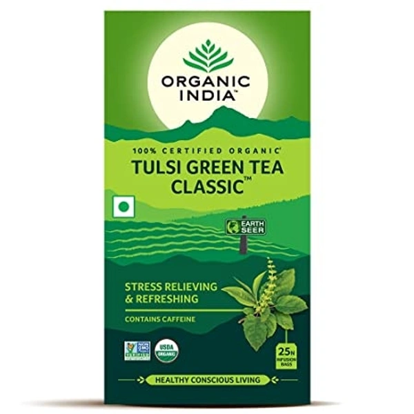 Organic India Tulsi Green Tea Classic