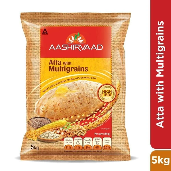 Aashirvaad Miltigrain Atta - 5 Kg