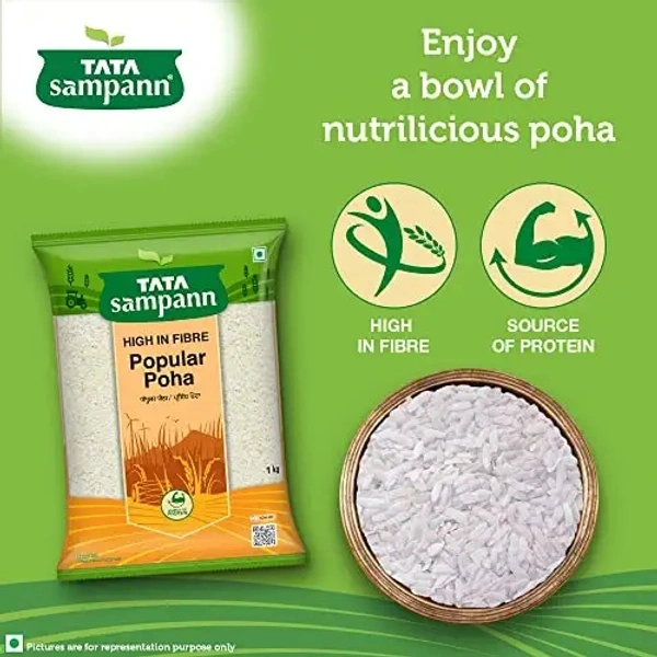 Tata Sampann Popular Poha - 500Gm