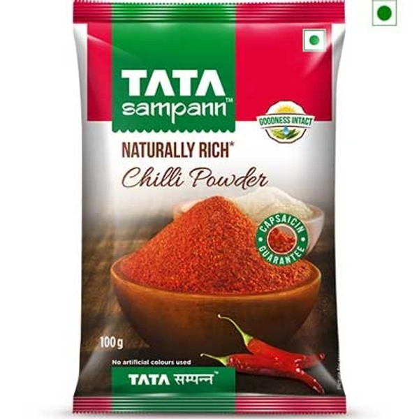Tata Sampann Red Chilli Powder - 100 Gm