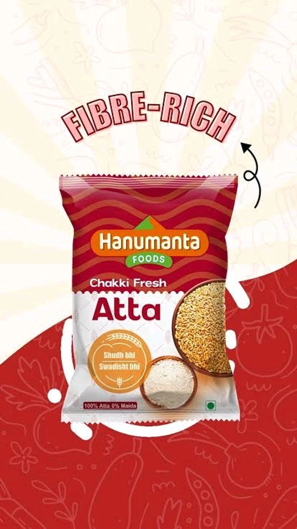 Hanumanta  Chakki Fresh Atta 1kg 