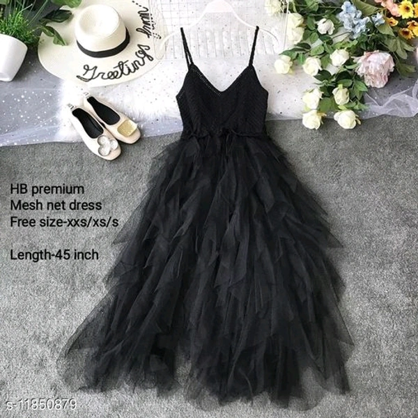 short net dress Net Frill Short Dress