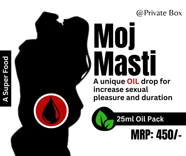 MOJ MASTI OIL | 50 ML (Enjoyment & pleasure lubrication oil) - 50 ml Pack