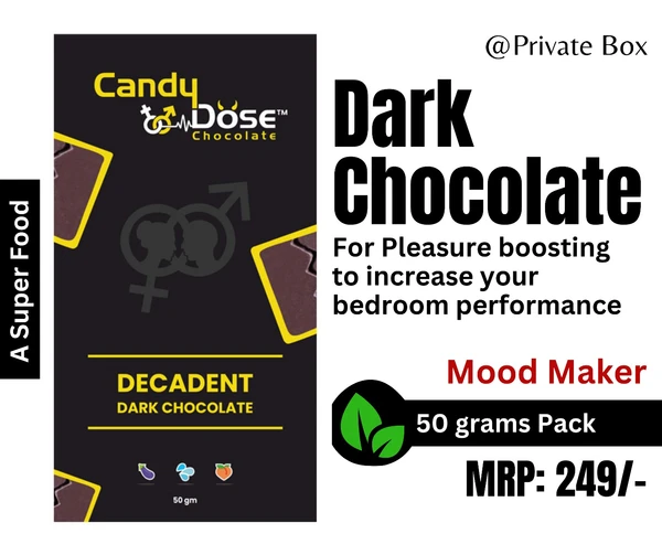 CANDY DOSE DARK CHOCOLATE | 50 grams Pack