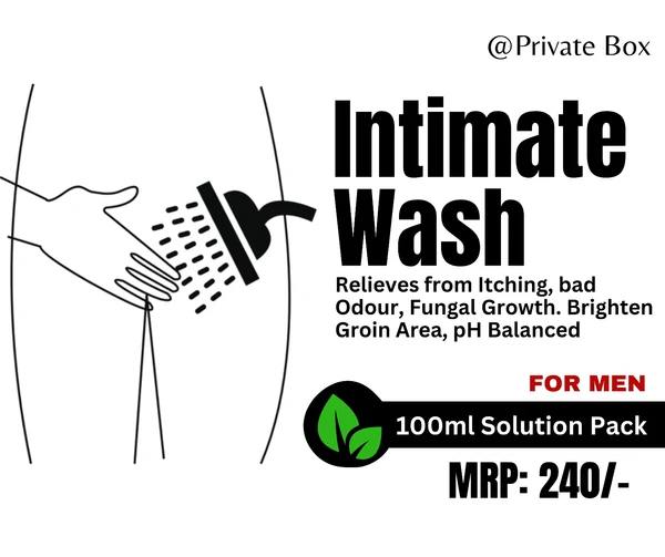 MEN INTIMATE CLEANSER  (Bad odor remover & cleanser) - 100 ml Pack
