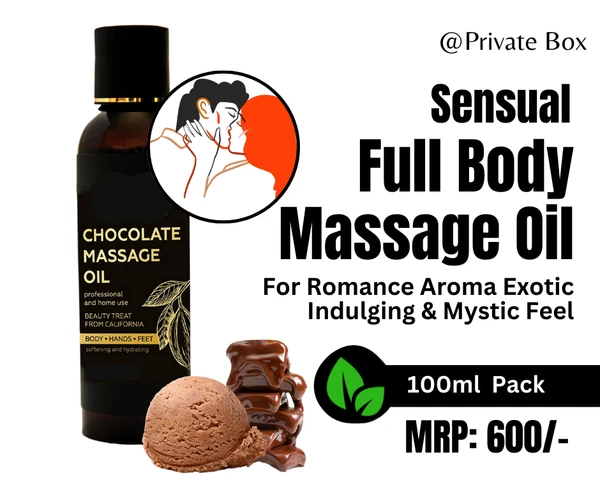 SENSUAL FULL BODY MASSAGE OIL (CHOCOLATE)  |  100ml Pack