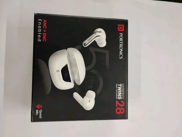 Portronics Twins S28 - White
