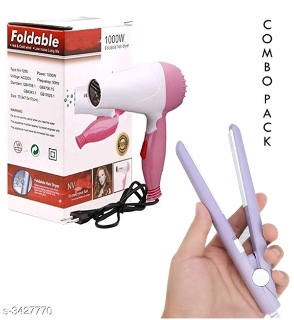 Hair Dryer And Hair Straightener 