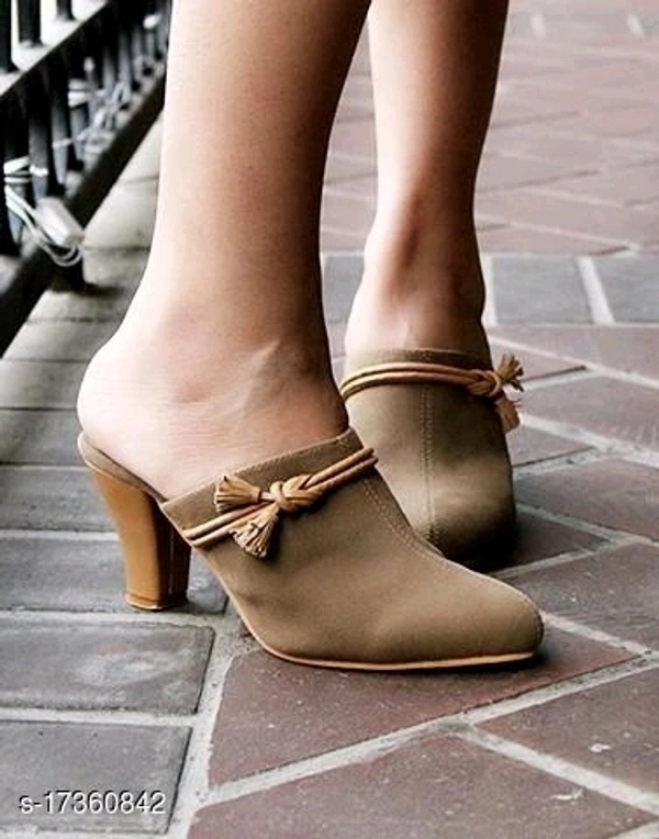 Peanut Brown Heels  - IND-2, IND-8