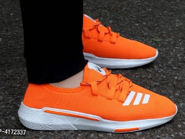 Ultra Lite Orange Sneaker For Men - foot length - 25.2cm, foot length-26.0cm, foot length-26.8cm, foot length-27.3cm, foot length-28.0cm