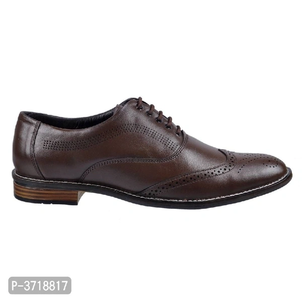 Men Tan Solid Synthetic Leather Slip For Formal Shoes - foot length - 25.2cm, foot length - 26cm, foot length - 26.8cm, foot length - 27.3cm, foot length - 27.1cm