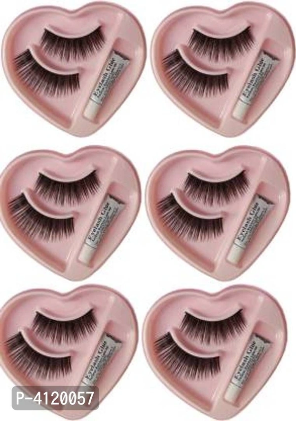 Eyelash With Glue (pack Of 6)