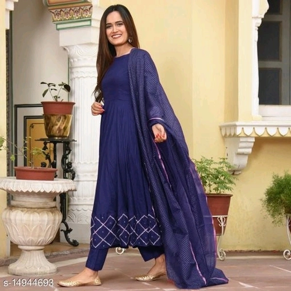Anakali Kurti With Dhupatta - s, m, l, xl, xxl