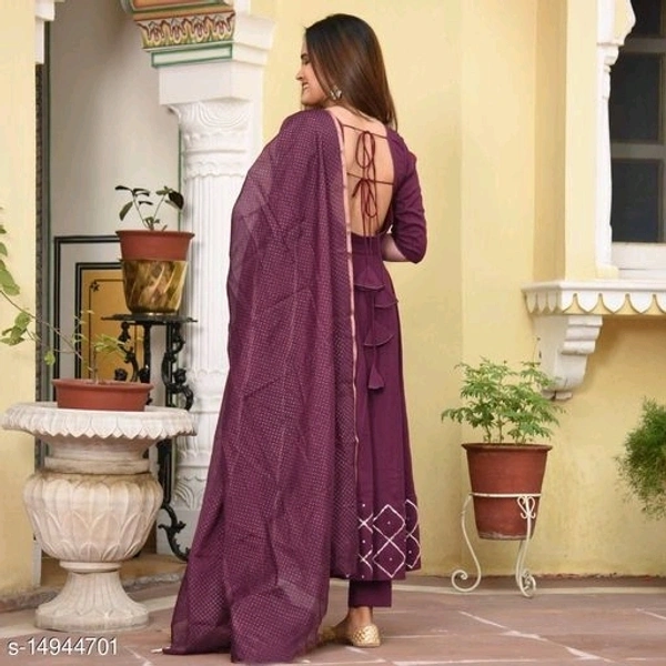 Anakali Kurti With Dhupatta - s, m, l, xl, xxl