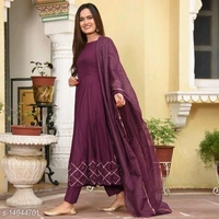 Anakali Kurti With Dhupatta - s, m, l, xl, xxl