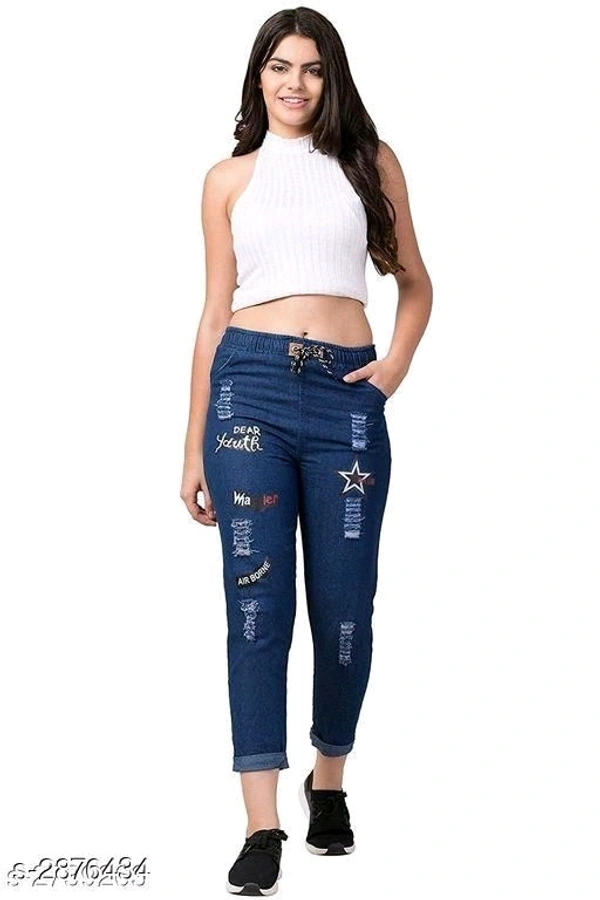 Stylish Women's Denim Pant - 28, 30, 32