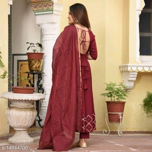 Anakali Kurti With Dhupatta - s, m, l, xl, xxl