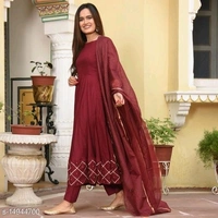 Anakali Kurti With Dhupatta - s, m, l, xl, xxl