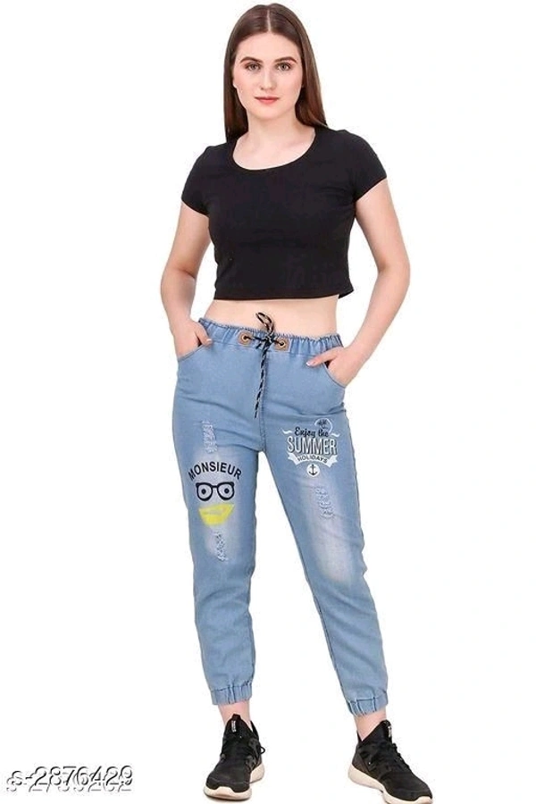 Stylish Women's Denim Pant - 28, 30, 32