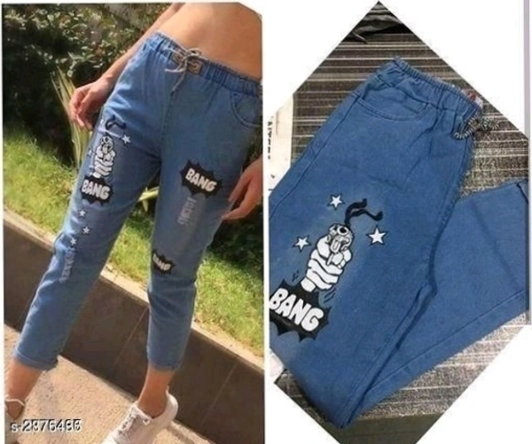 Stylish Women's Denim Pant - 28, 30, 32
