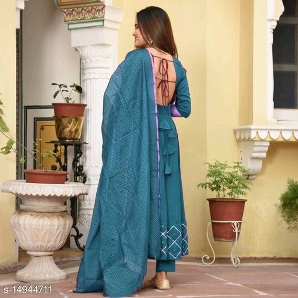Anakali Kurti With Dhupatta - s, m, l, xl, xxl
