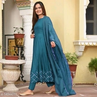 Anakali Kurti With Dhupatta - s, m, l, xl, xxl