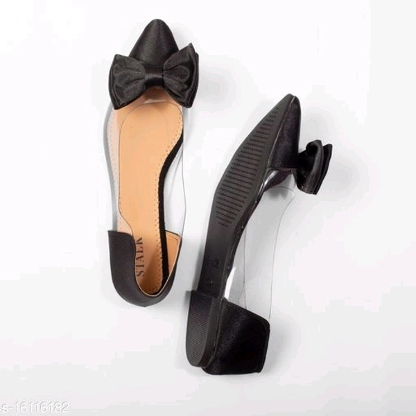 Sheer And Clear Black Flat - IND-3