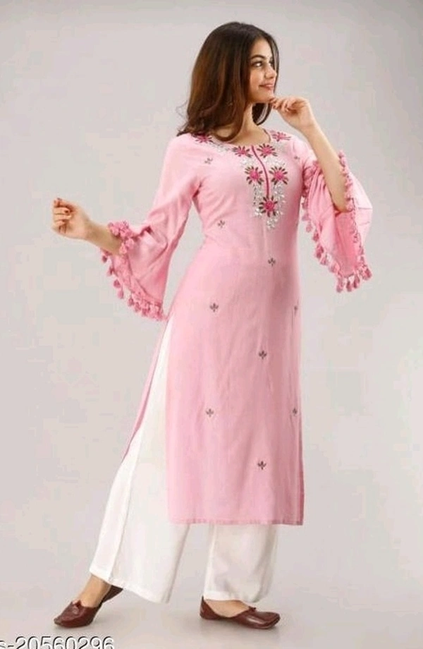 New Stish Kurti With Plazzo - m