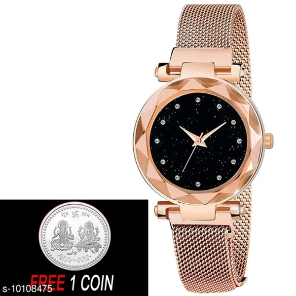 Men And Women Metalic Watch