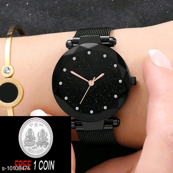 Men And Women Metalic Watch