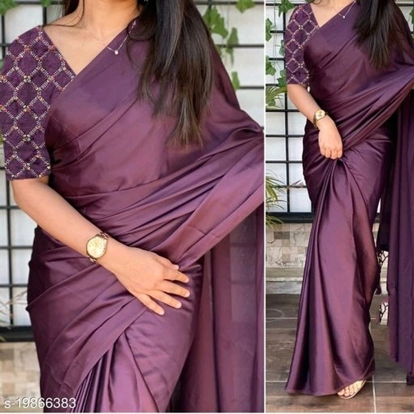 Fancy Satin Silk Saree