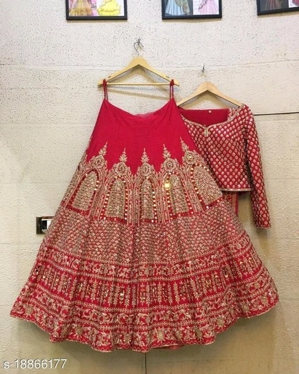 Trendy Lhenga Choli - free size, semi Stitched 