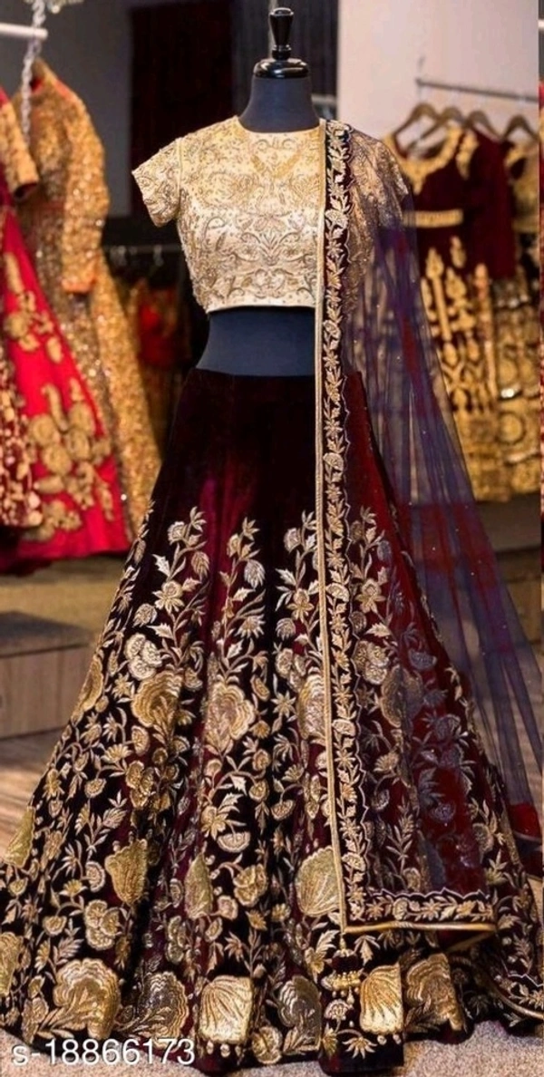 Beautiful Trendy Lehenga Choli - free size, semi Stiched 