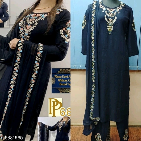 Women Beautiful Kurti Pant Dhupatta Set - m, l, xl, xxl, xxxl
