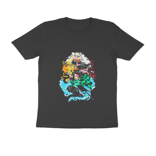 The Frios Demon Slayer Printed Tshirt  - Black, L (42)