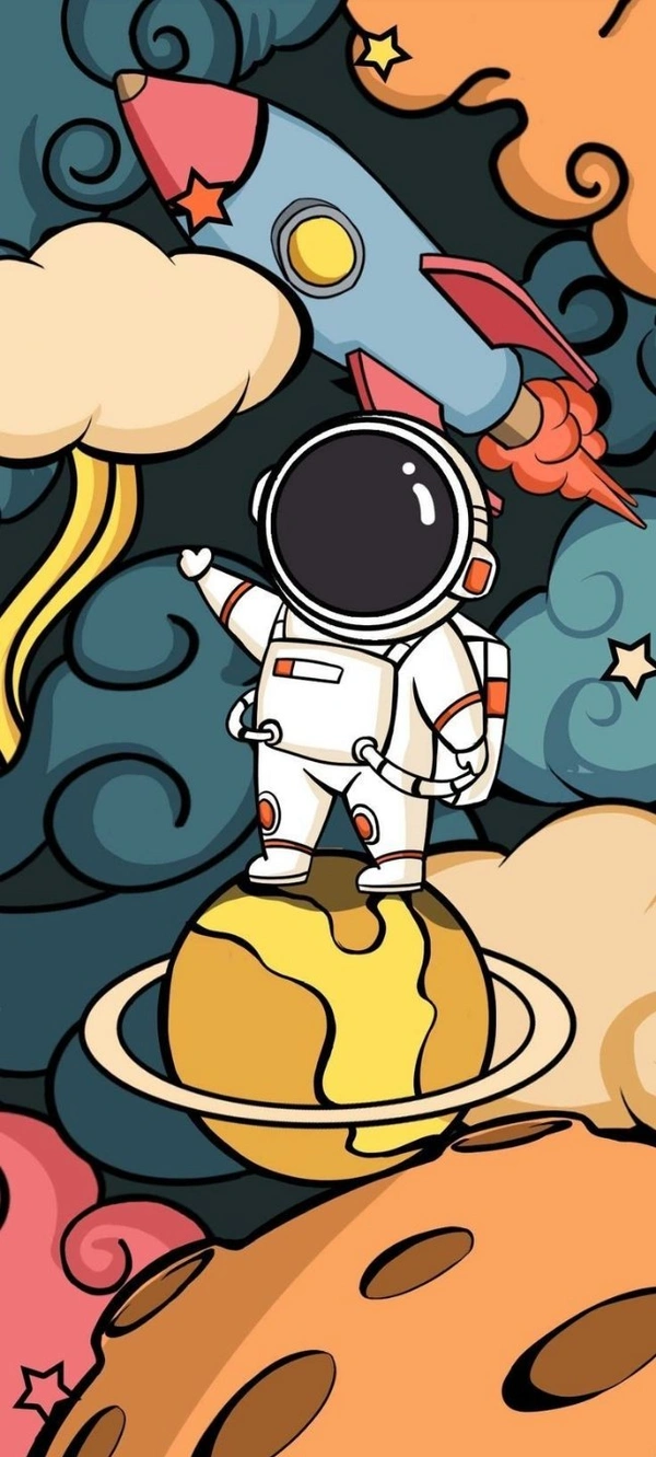 Space Doodle Phone Case 