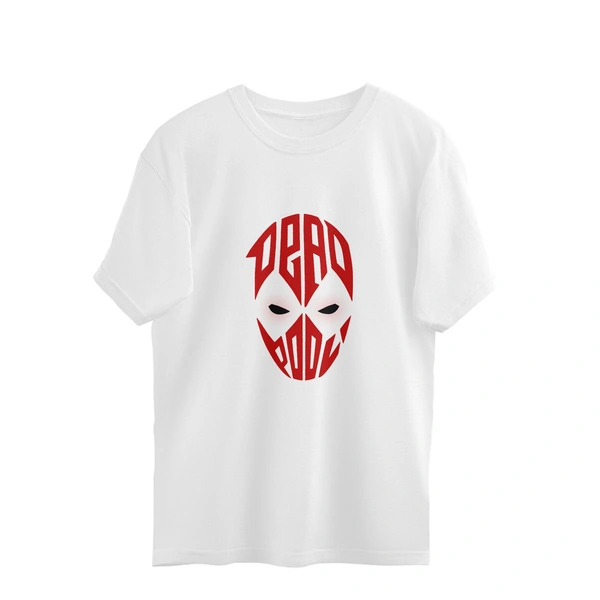 Deadpool Oversized Tshirt  - White, XL