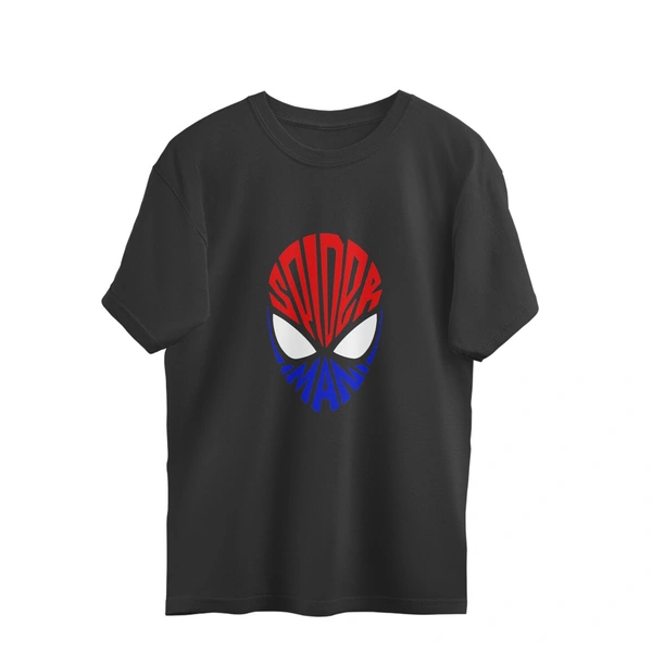 Spiderman Oversized Tshirt  - Black, S