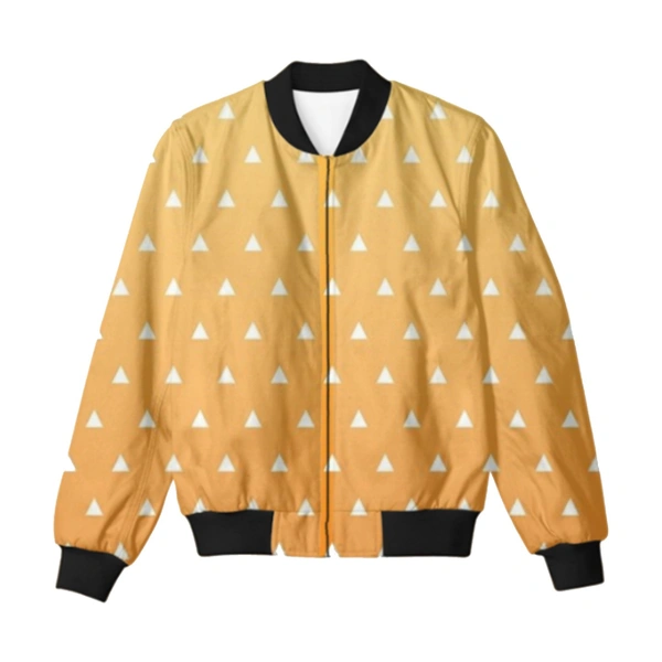 Zenitsu Haori Bomber Jacket (Demon Slayer Collab) - Yellow Orange, L