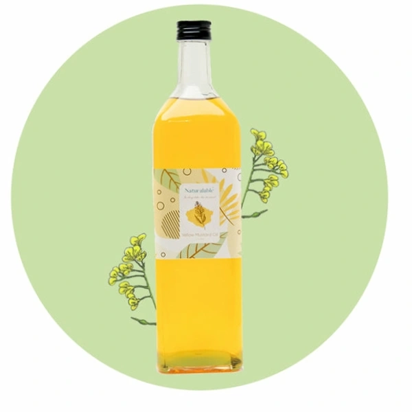 Wood Pressed Yellow Mustard Oil 1 Litter 