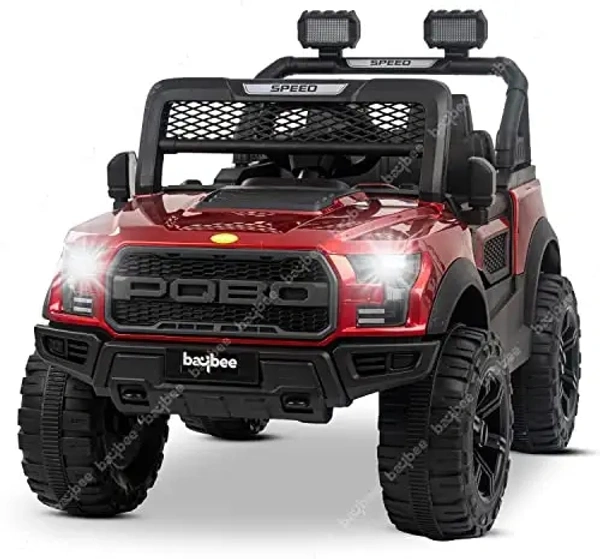 Stc POBO 4 MOTOR JEEP UPTO 7 YEARS (4 Motor-upto 50kg) - painted blue