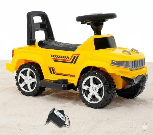 Hummer EV Electric Ride-On Car for Kids | Baby Push Ride-On Jeep | Battery Operated Toy Car with LED Lights & Music