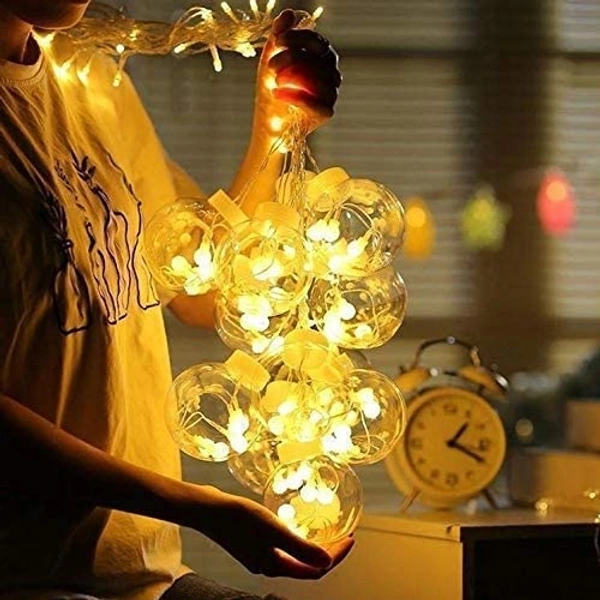 12 Ball 138 Led 8.2 feet Wish Ball Curtains String Lights Window Curtain Lights Sourced for Indoor Outdoor Decoration in Wedding, Party, Birthday 