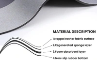 Super Absorbent Floor Mat,Bathroom Absorbent Carpet - Gray