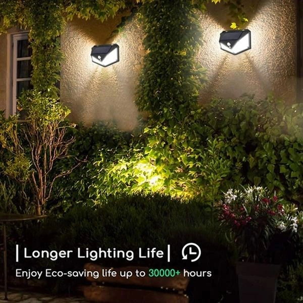 Outdoor Solar Lamp 100 LED Solar Light PIR Motion Sensor Wall Light Waterproof Solar Powered Sunlight 